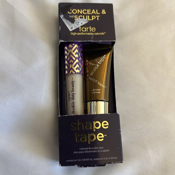 tarte Other - TARTE DOUBLE DUTY BEAUTY SHAPE TAPE CONCEALER 12N FAIR NEUTRAL & sculpt s bronze